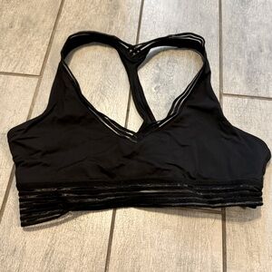 Lululemon Large Black Sports Bra